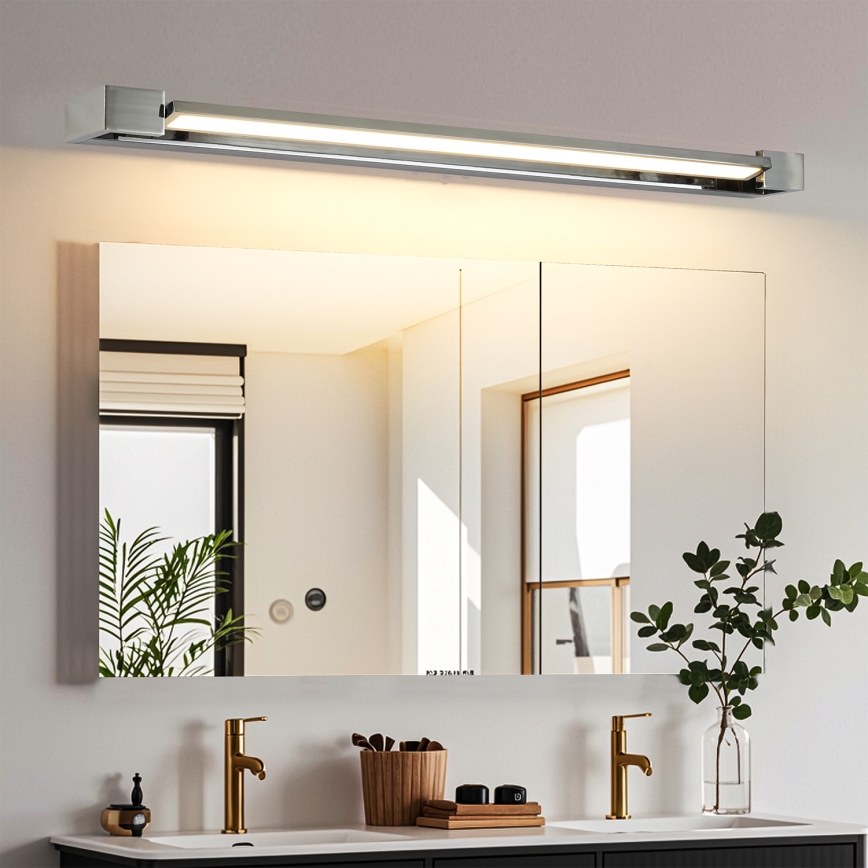 Brilagi - LED osvetljenje za kupatilsko ogledalo AQUA LINE LED/24W/230V 90 cm IP44 sjajni hrom CRI 90