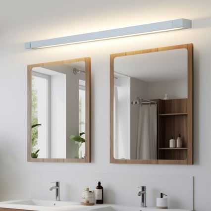 Brilagi - LED osvetljenje za kupatilsko ogledalo AQUA LINE LED/36W/230V 120 cm IP44 mat hrom CRI 90