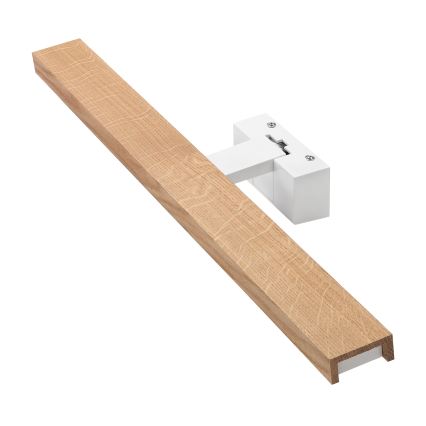BRILAGI - LED osvetljenje za kupatilsko ogledalo 3u1 WOODY MIRROR LED/12W/230V 60 cm IP44 bela/hrast