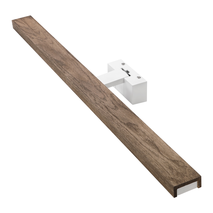 BRILAGI - LED osvetljenje za kupatilsko ogledalo 3u1 WOODY MIRROR LED/15W/230V 80 cm IP44 bela/hrast orah