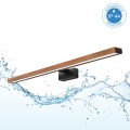 Brilagi - LED osvetljenje za kupatilsko ogledalo 3u1 WOODY MIRROR LED/15W/230V 80 cm IP44 crna/hrast trešnja