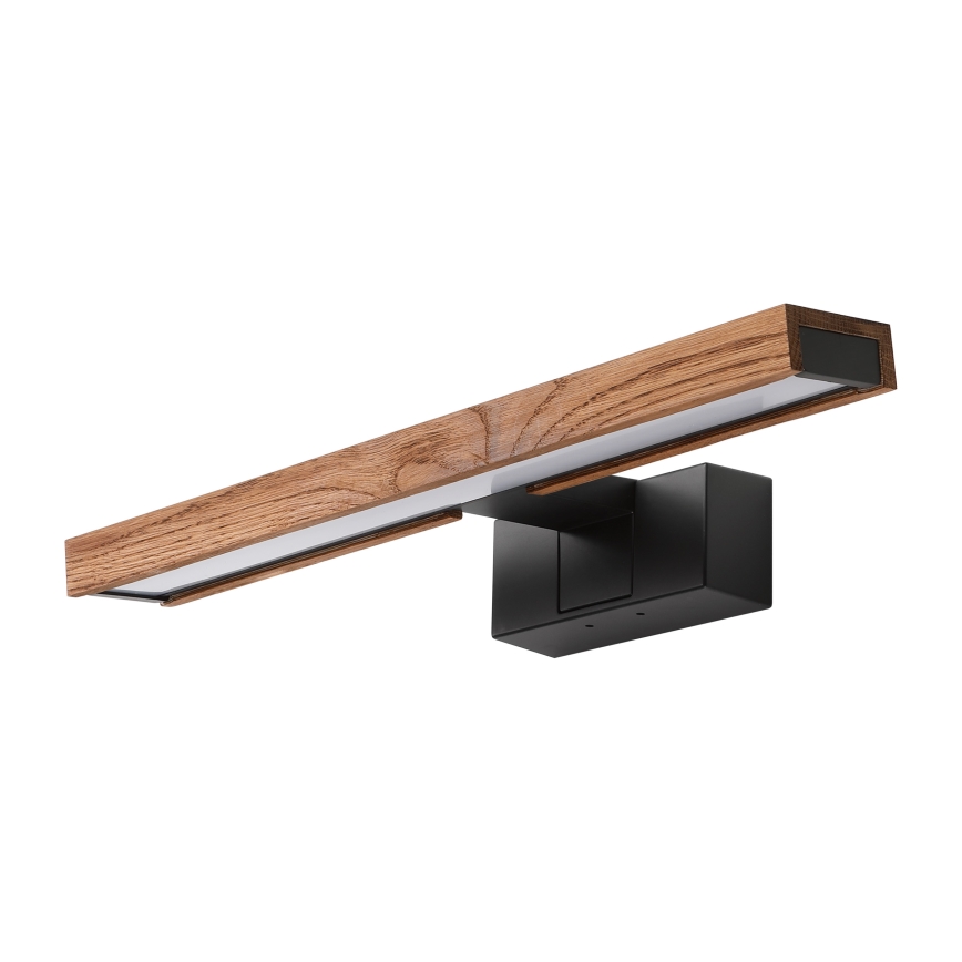 BRILAGI - LED osvetljenje za kupatilsko ogledalo 3u1 WOODY MIRROR LED/8W/230V 40 cm IP44 crna/hrast