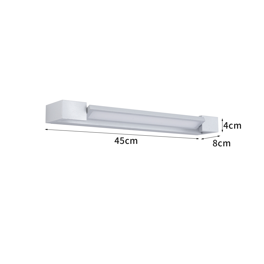 Brilagi - LED osvetljenje za kupatilsko ogledalo AQUA LINE LED/12W/230V 45 cm IP44 matni hrom CRI 90