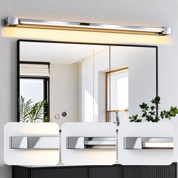 BRILAGI - LED osvetljenje za kupatilsko ogledalo AQUA LINE LED/36W/230V 120 cm IP44 sjajni hrom CRI 90