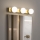 Brilagi - LED osvetljenje za kupatilsko ogledalo HOLLYWOOD 3xLED/3W/230V 39 cm IP44 zlatna