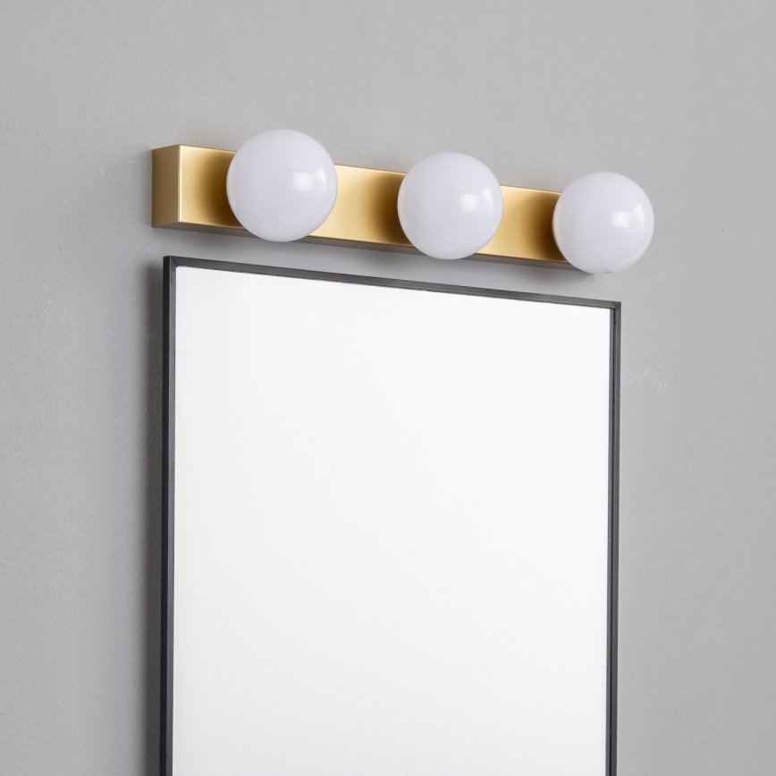 Brilagi - LED osvetljenje za kupatilsko ogledalo HOLLYWOOD 3xLED/3W/230V 39 cm IP44 zlatna