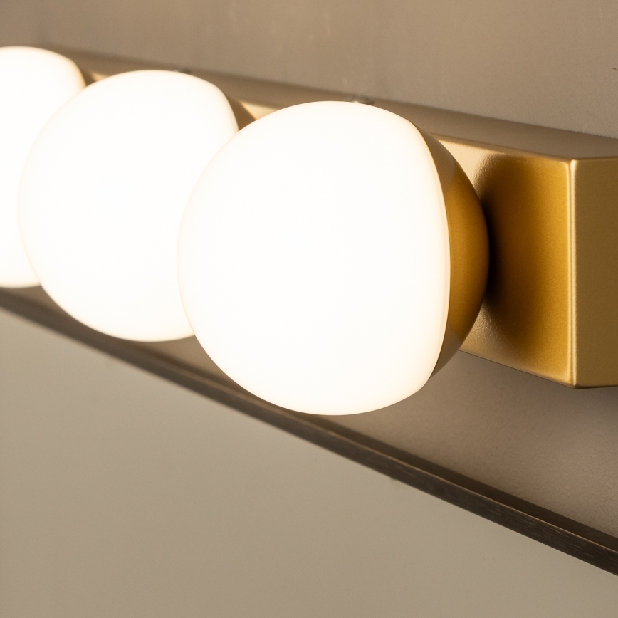 Brilagi - LED osvetljenje za kupatilsko ogledalo HOLLYWOOD 3xLED/3W/230V 39 cm IP44 zlatna