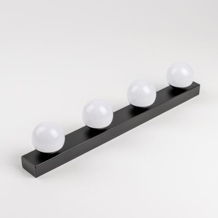Brilagi - LED osvetljenje za kupatilsko ogledalo HOLLYWOOD 4xLED/3W/230V 53 cm IP44 crno