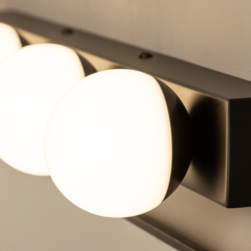Brilagi - LED osvetljenje za kupatilsko ogledalo HOLLYWOOD 4xLED/3W/230V 53 cm IP44 crno