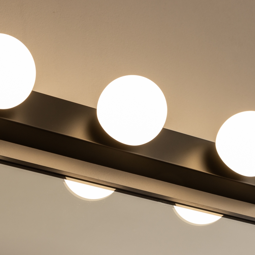 Brilagi - LED osvetljenje za kupatilsko ogledalo HOLLYWOOD 4xLED/3W/230V 53 cm IP44 crno