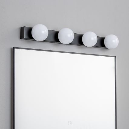 Brilagi - LED osvetljenje za kupatilsko ogledalo HOLLYWOOD 4xLED/3W/230V 53 cm IP44 crno