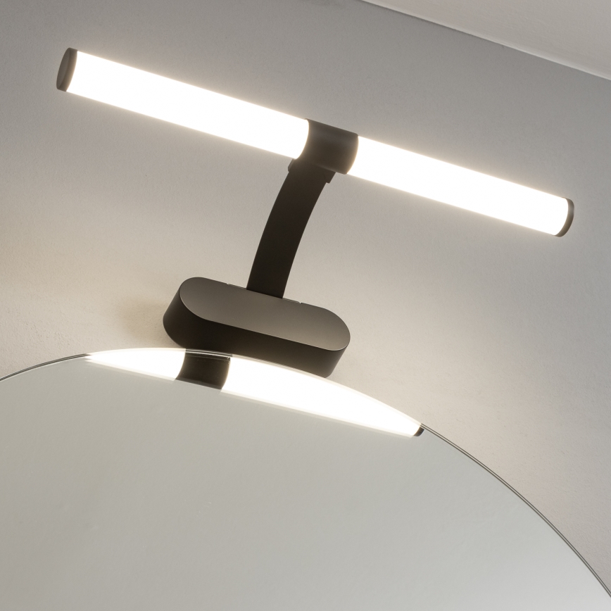 Brilagi - 2 u 1 LED osvetljenje za kupatilsko ogledalo TUBEO LED/6W/230V 40 cm IP44 crna