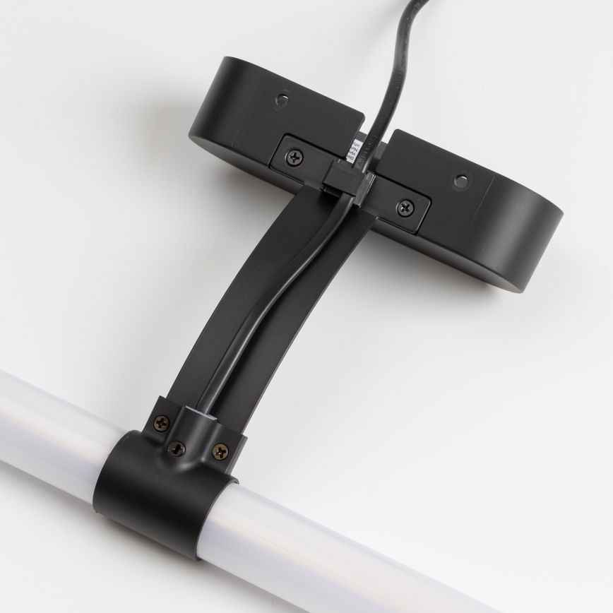 Brilagi - 2 u 1 LED osvetljenje za kupatilsko ogledalo TUBEO LED/6W/230V 40 cm IP44 crna
