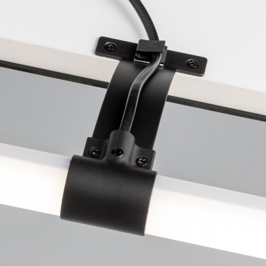 Brilagi - 2 u 1 LED osvetljenje za kupatilsko ogledalo TUBEO LED/6W/230V 40 cm IP44 crna
