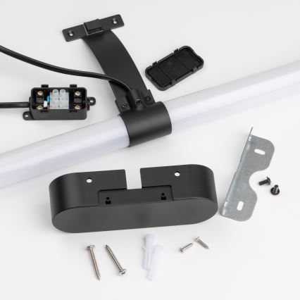 Brilagi - LED kupatilsko osvetljenje za ogledalo 2 u 1 TUBEO LED/8W/230V 60 cm IP44 crna