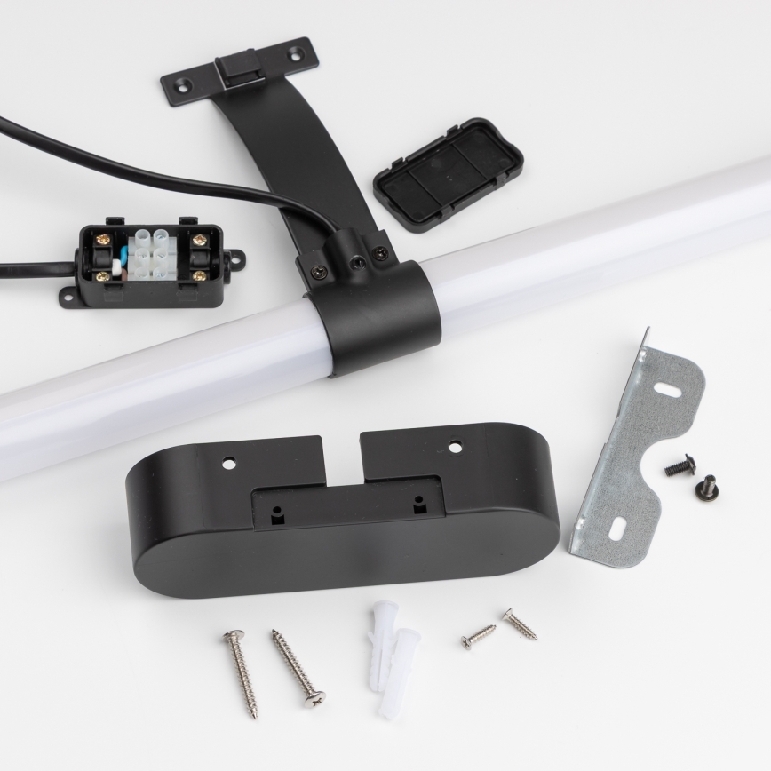 Brilagi - LED kupatilsko osvetljenje za ogledalo 2 u 1 TUBEO LED/8W/230V 60 cm IP44 crna