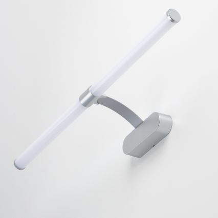 Brilagi - LED osvetljenje za kupatilsko ogledalo 2u1 TUBEO LED/8W/230V 60 cm IP44 srebrna