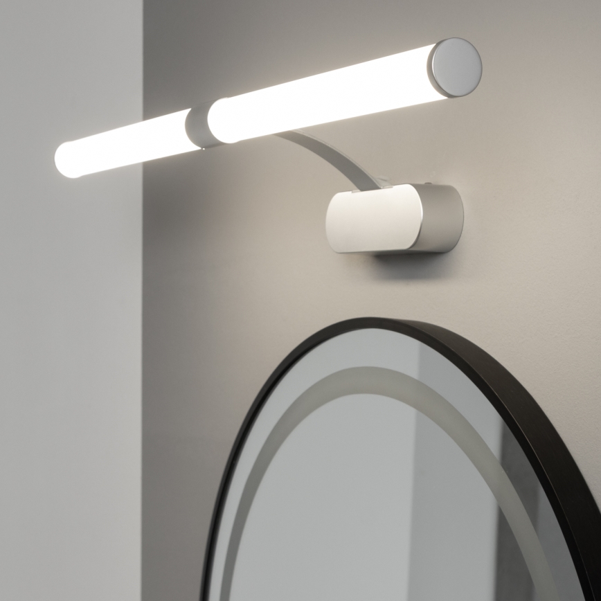 Brilagi - LED osvetljenje za kupatilsko ogledalo 2u1 TUBEO LED/8W/230V 60 cm IP44 srebrna
