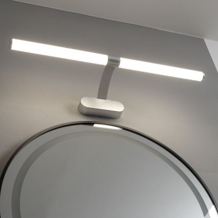 Brilagi - LED osvetljenje za kupatilsko ogledalo 2u1 TUBEO LED/8W/230V 60 cm IP44 srebrna