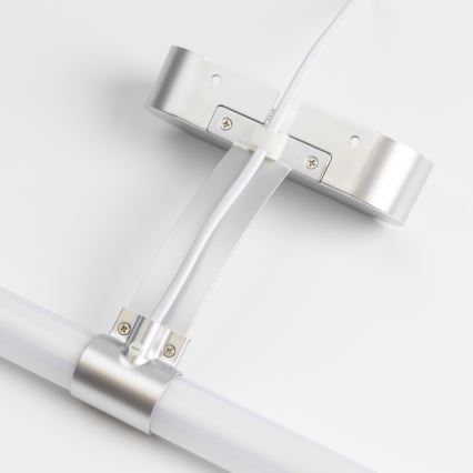 Brilagi - LED osvetljenje za kupatilsko ogledalo 2u1 TUBEO LED/8W/230V 60 cm IP44 srebrna