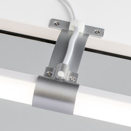 Brilagi - LED osvetljenje za kupatilsko ogledalo 2u1 TUBEO LED/8W/230V 60 cm IP44 srebrna