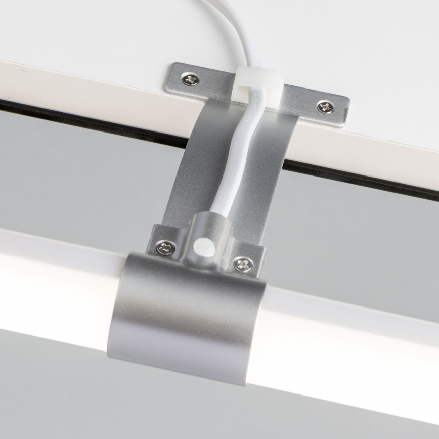 Brilagi - LED osvetljenje za kupatilsko ogledalo 2u1 TUBEO LED/8W/230V 60 cm IP44 srebrna