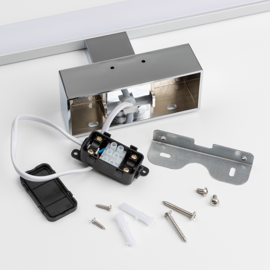 Brilagi - LED osvetljenje za kupatilsko ogledalo 3 u 1 VESTRA LED/12W/230V 60 cm IP44 sjajni hrom