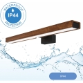 Brilagi - LED osvetljenje za kupatilsko ogledalo WOODY MIRROR LED/12W/230V 60 cm IP44 hrast-trešnja/crna