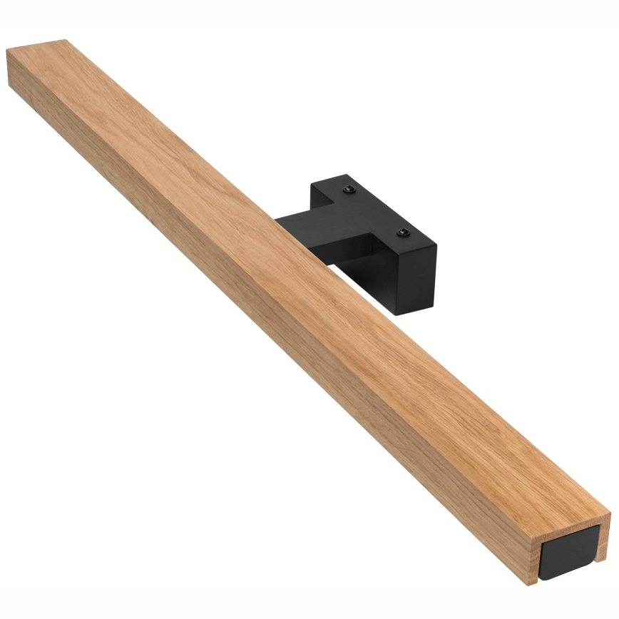 Brilagi - LED kupatilsko osvetljenje za ogledalo WOODY MIRROR LED/12W/230V 60 cm IP44 hrast/crna