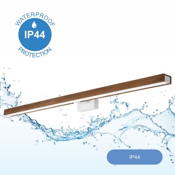 Brilagi - LED osvetljenje za kupatilsko ogledalo WOODY MIRROR LED/15W/230V 90 cm IP44 hrast/trešnja/bela