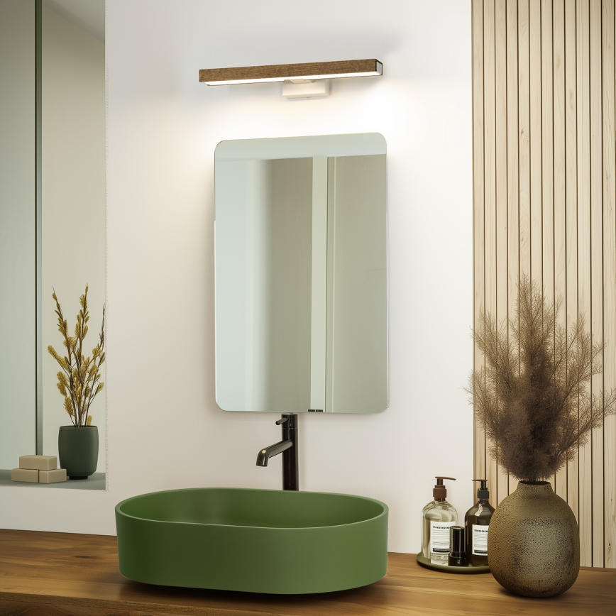 Brilagi - LED osvetljenje za ogledalo u kupatilu WOODY MIRROR LED/8W/230V 40 cm IP44 hrast/orah/bela