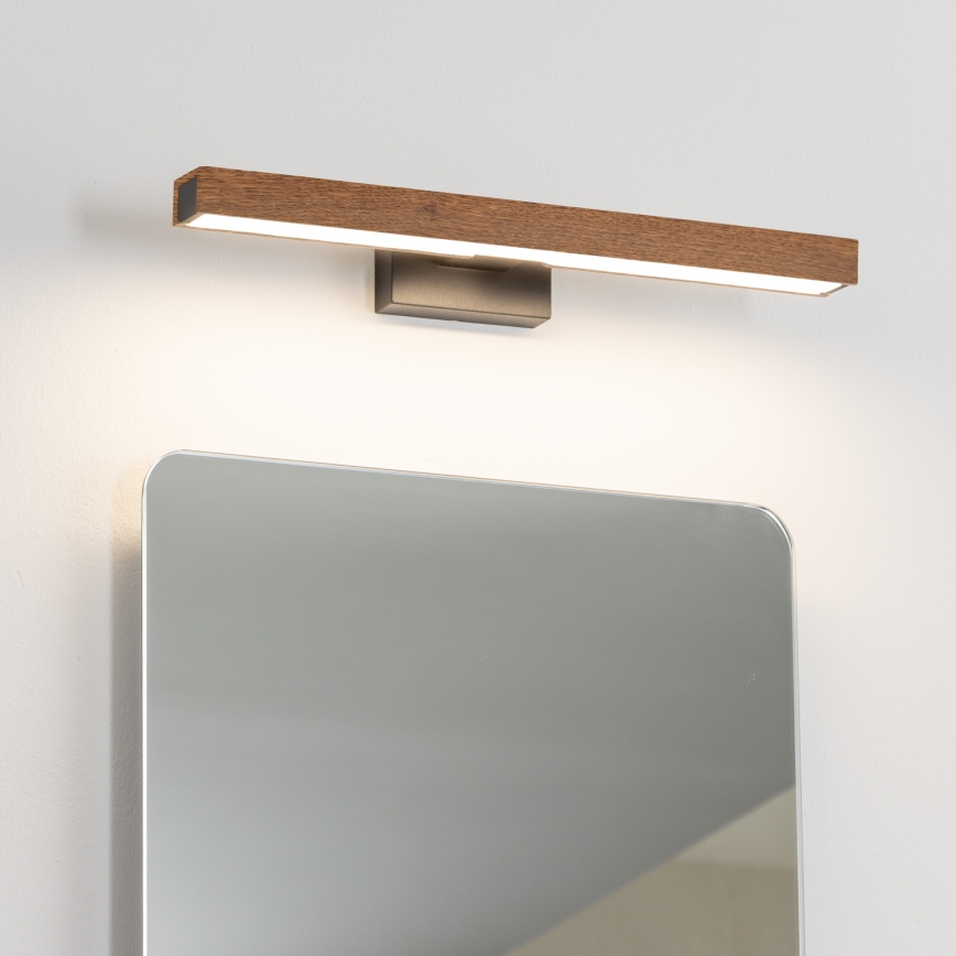 Brilagi - LED rasveta za kupatilska ogledala WOODY MIRROR LED/8W/230V 40 cm IP44 hrast trešnja/crna