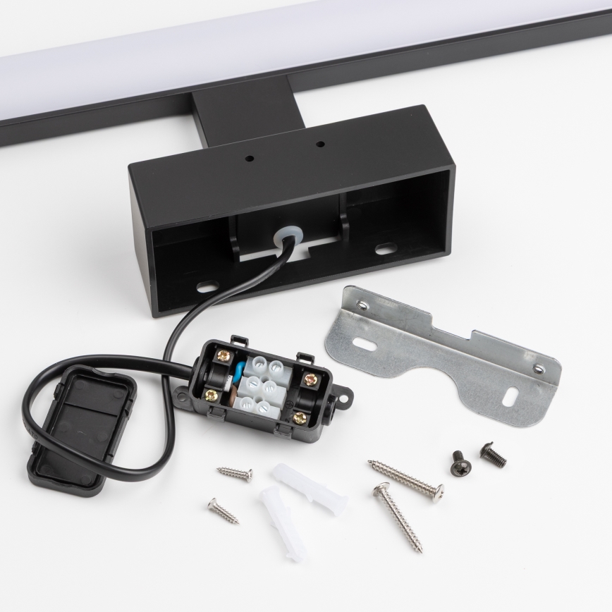 Brilagi - LED kupatilsko osvetljenje za ogledalo 3 u 1 VESTRA LED/15W/230V 80 cm IP44 crna