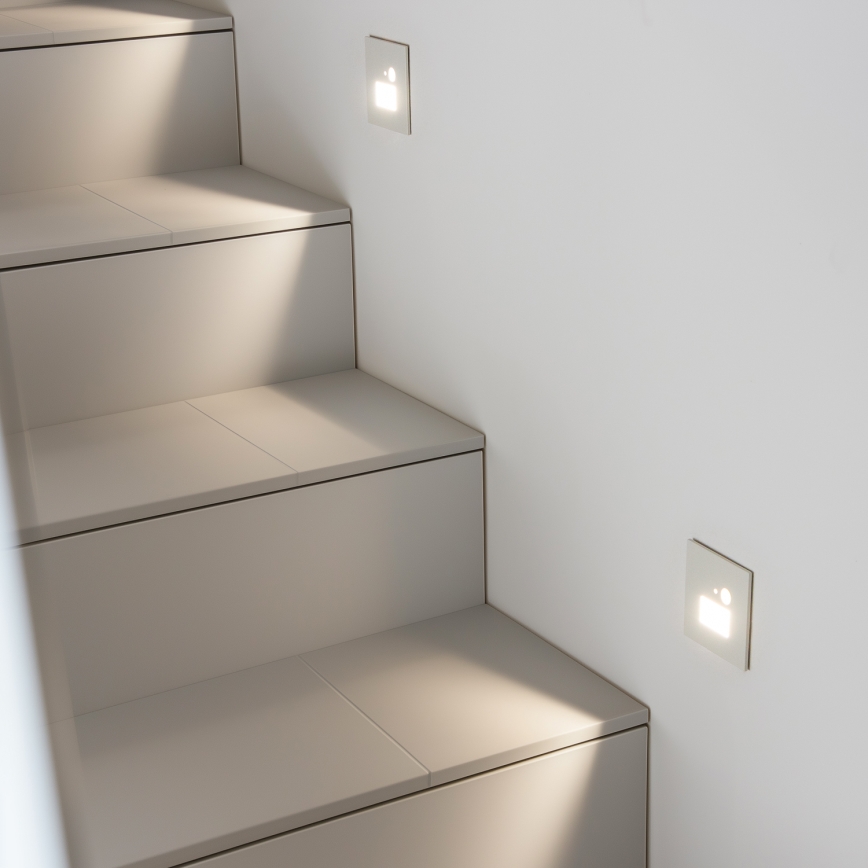 Brilagi - LED svetlo za stepenište sa senzorom pokreta i sumraka JACK LED/1,5W/230V 3000/4000/6500K bela