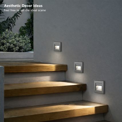 Brilagi - LED osvetljenje za stepenište STEP LIGHT LED/1,5W/230V IP44 antracit