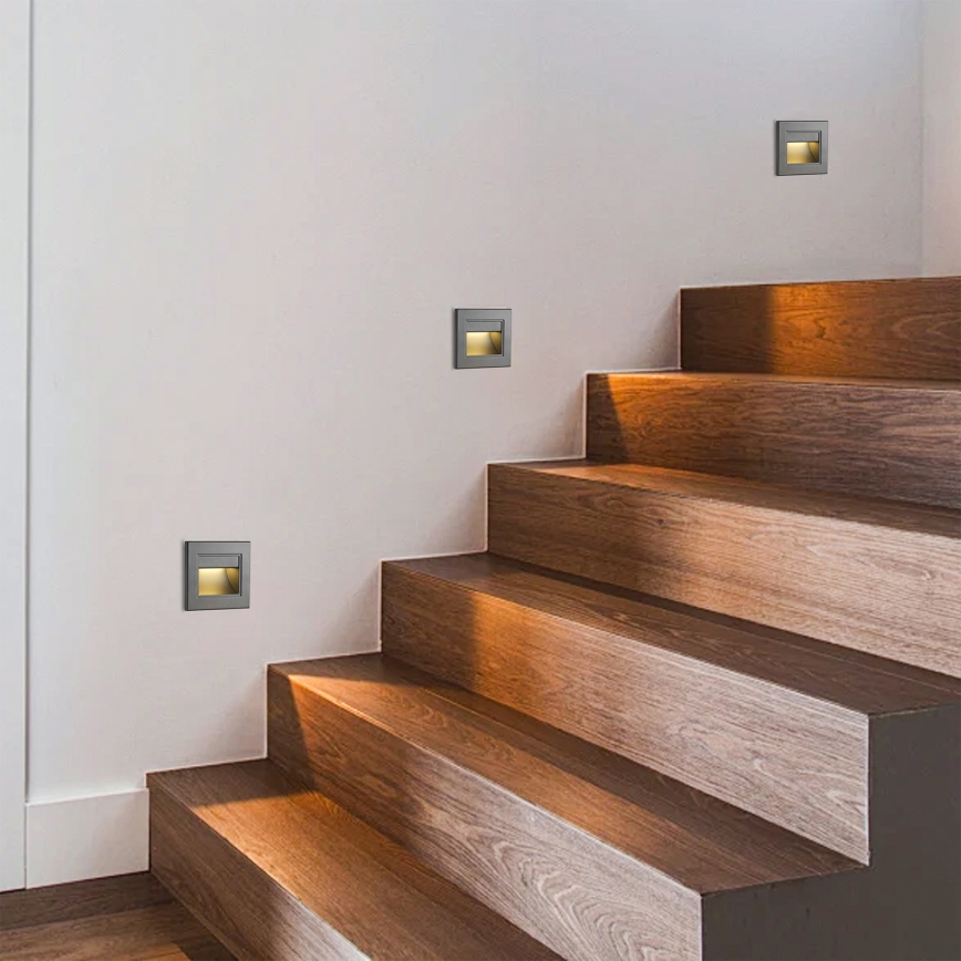 Brilagi - LED osvetljenje za stepenište STEP LIGHT LED/1,5W/230V IP44 antracit