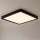 Brilagi - LED plafonjera ESTELA SQUARE LED/24W/230V 31x31 cm crna