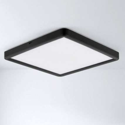 Brilagi - LED plafonjera ESTELA SQUARE LED/24W/230V 31x31 cm crna