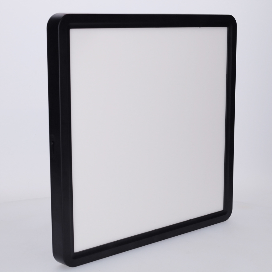 Brilagi - LED plafonjera ESTELA SQUARE LED/24W/230V 31x31 cm crna