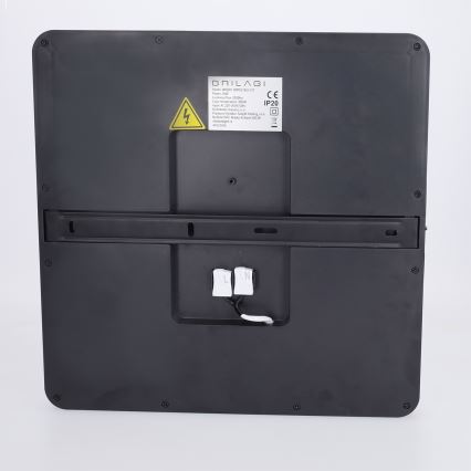 Brilagi - LED plafonjera ESTELA SQUARE LED/24W/230V 31x31 cm crna
