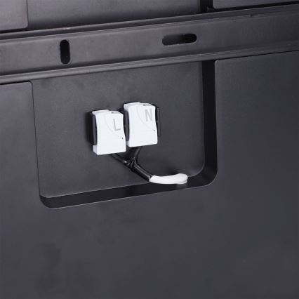 Brilagi - LED plafonjera ESTELA SQUARE LED/24W/230V 31x31 cm crna