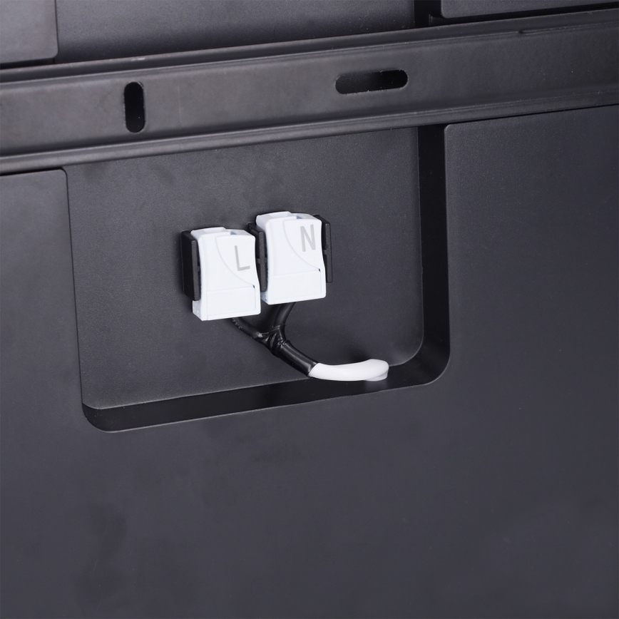 Brilagi - LED plafonjera ESTELA SQUARE LED/24W/230V 31x31 cm crna