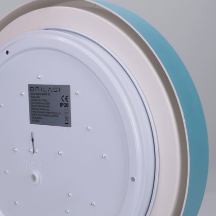 Brilagi - LED plafonjera MATTEO LED/24W/230V prečnik 31 cm tirkizna