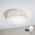 Brilagi - LED plafonjera SIRIJA 4xE27/15W/230V prečnik 60 cm bela