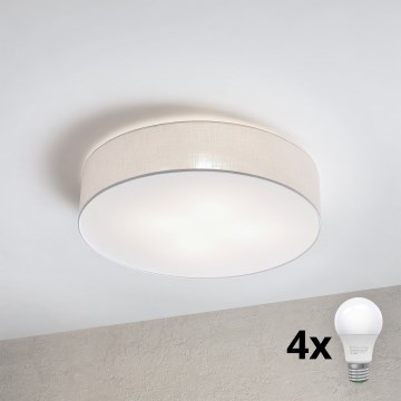 Brilagi - LED plafonjera SIRIJA 4xE27/15W/230V prečnik 60 cm bela