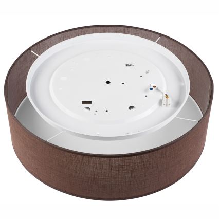 Brilagi - LED plafonjera SIRIJA LED/36W/230V, prečnik 45 cm, braon