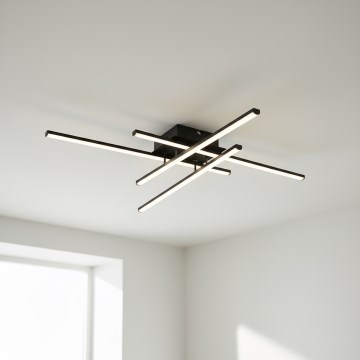 Brilagi - LED plafonjera STRIPES LED/37W/230V 68x68 cm crna