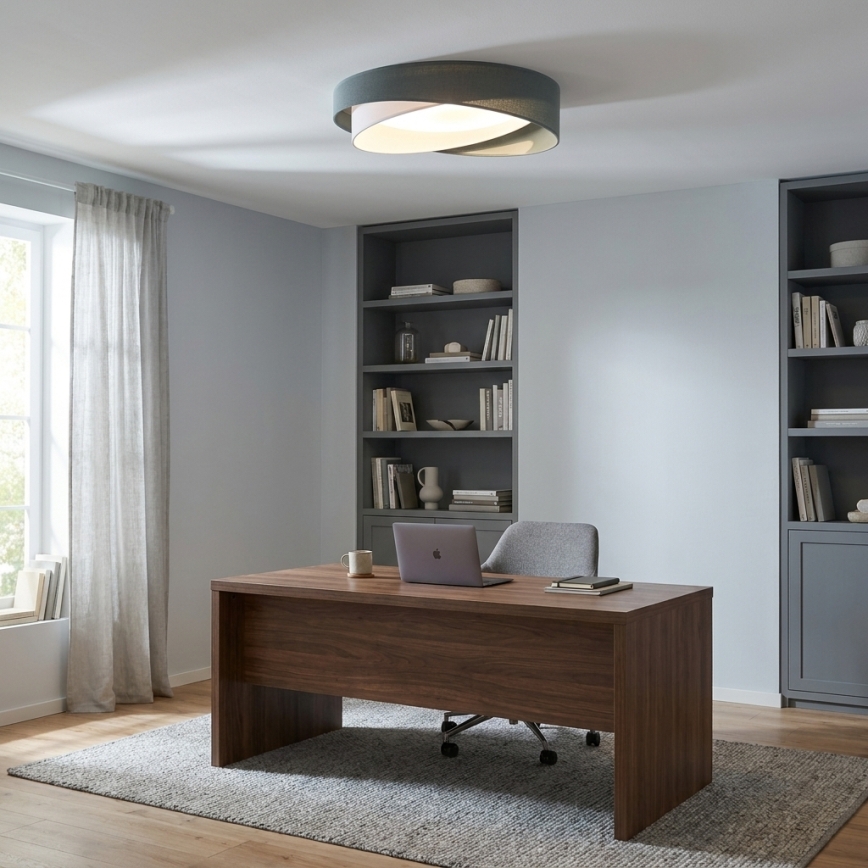 BRILAGI - LED stropna svetiljka VELVET TWIST LED/24W/230V 4000K prečnik 55 cm zelena/bela