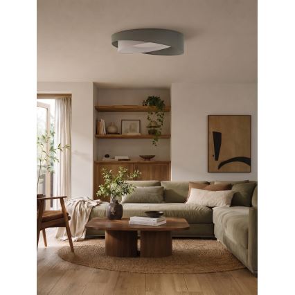 BRILAGI - LED stropna svetiljka VELVET TWIST LED/24W/230V 4000K prečnik 55 cm zelena/bela