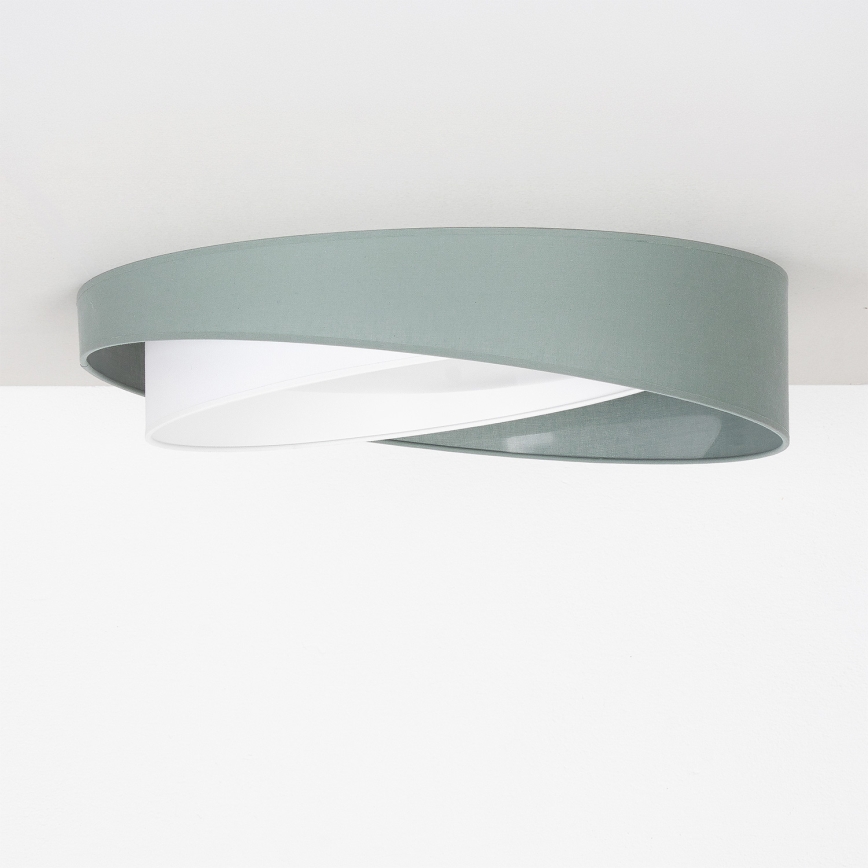 BRILAGI - LED stropna svetiljka VELVET TWIST LED/24W/230V 4000K prečnik 55 cm zelena/bela